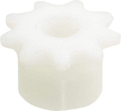 Poly Hi Solidur - 9 Teeth, 1/4" Chain Pitch, Chain Size 25, Roller Chain Sprockets - Industrial Tool & Supply