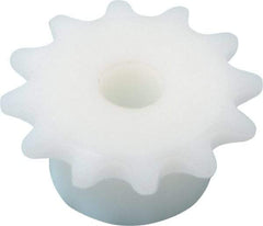 Poly Hi Solidur - 12 Teeth, 1/4" Chain Pitch, Chain Size 25, Roller Chain Sprockets - Industrial Tool & Supply