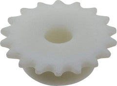 Poly Hi Solidur - 18 Teeth, 1/4" Chain Pitch, Chain Size 25, Roller Chain Sprockets - Industrial Tool & Supply