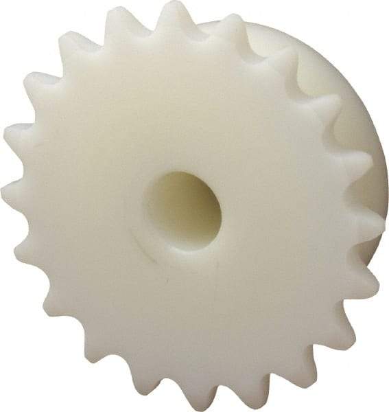 Poly Hi Solidur - 20 Teeth, 3/8" Chain Pitch, Chain Size 35, Roller Chain Sprockets - Industrial Tool & Supply