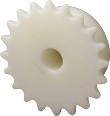 Poly Hi Solidur - 20 Teeth, 3/8" Chain Pitch, Chain Size 35, Roller Chain Sprockets - Industrial Tool & Supply