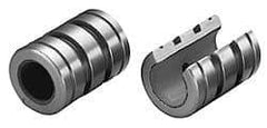 Pacific Bearing - 40mm ID, 3,360 Lb Static Load Capacity, Closed Linear Bearing - 62mm OD - Industrial Tool & Supply