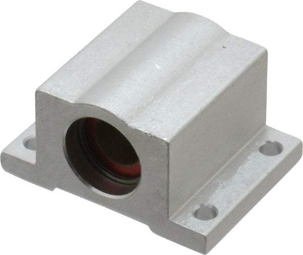 Pacific Bearing - 3/8" ID, 1-3/4" OAW x 1.313" OAL x 0.938" OAH Closed Single Pillow Block - 1-5/16 Inch Overall Length x 15/16 Inch Overall Height x 1-3/4 Inch Width, - Industrial Tool & Supply