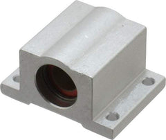 Pacific Bearing - 3/8" ID, 1-3/4" OAW x 1.313" OAL x 0.938" OAH Closed Single Pillow Block - 1-5/16 Inch Overall Length x 15/16 Inch Overall Height x 1-3/4 Inch Width, - Industrial Tool & Supply