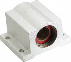Pacific Bearing - 1/2" ID, 2" OAW x 1.688" OAL x 1-1/4" OAH Closed Single Pillow Block - 1-11/16 Inch Overall Length x 1-1/4 Inch Overall Height x 2 Inch Width, - Industrial Tool & Supply
