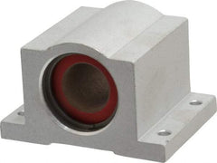 Pacific Bearing - 3/4" ID, 2-3/4" OAW x 2.063" OAL x 1-3/4" OAH Closed Single Pillow Block - 2-1/16 Inch Overall Length x 1-3/4 Inch Overall Height x 2-3/4 Inch Width, - Industrial Tool & Supply