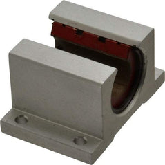 Pacific Bearing - 5/8" ID, 2-1/2" OAW x 1.938" OAL x 1-5/8" OAH Open Single Pillow Block - 1-15/16 Inch Overall Length x 1-5/8 Inch Overall Height x 2-1/2 Inch Width, - Industrial Tool & Supply
