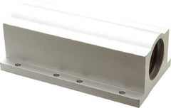 Pacific Bearing - 1" ID, 6" OAL x 2.188" OAH Closed Twin Pillow Block - 6 Inch Overall Length x 2-3/16 Inch Overall Height x 3-1/4 Inch Width, - Industrial Tool & Supply