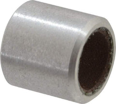 Pacific Bearing - 1/4" Inside x 3/8" Outside Diam, Aluminum Anti-Friction Sleeve Bearing - 3/8" OAL - Industrial Tool & Supply