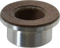 Pacific Bearing - 1/4" Inside x 3/8" Outside Diam, Aluminum Anti-Friction Sleeve Bearing - 1/2" Outside Diam, 1/4" OAL - Industrial Tool & Supply