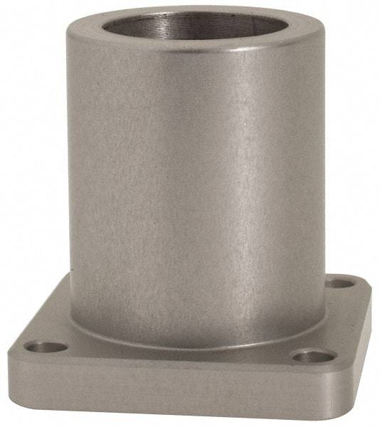 Pacific Bearing - 1/2" ID, 1.63" OAW x 1.687" OALFlange Mounted Bearing - 975 Lb Static Cap - Industrial Tool & Supply