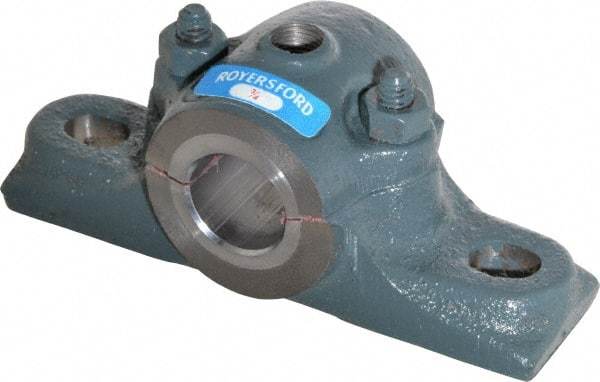Made in USA - 4-1/4" OALSplit Bearing - Cast Iron - Industrial Tool & Supply