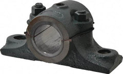 Made in USA - 5-1/4" OALSplit Bearing - Cast Iron - Industrial Tool & Supply