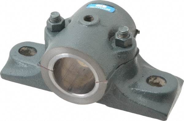 Made in USA - 6-1/4" OALSplit Bearing - Cast Iron - Industrial Tool & Supply