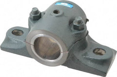 Made in USA - 6-1/4" OALSplit Bearing - Cast Iron - Industrial Tool & Supply