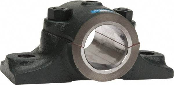 Made in USA - 6-3/4" OALSplit Bearing - Cast Iron - Industrial Tool & Supply