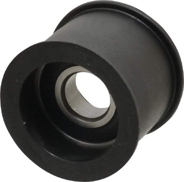 Fenner Drives - 17 Inside x 2.07" Outside Diam, 1.37" Wide Pulley Slot, Glass Reinforced Nylon Idler Pulley - For Use with Flat Belts, 1-1/8" Wide - Industrial Tool & Supply