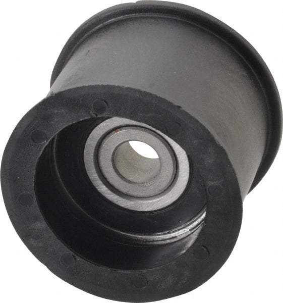 Fenner Drives - 3/8 Inside x 2.07" Outside Diam, 1.37" Wide Pulley Slot, Glass Reinforced Nylon Idler Pulley - For Use with Flat Belts, 1-1/8" Wide - Industrial Tool & Supply