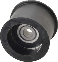 Fenner Drives - 3/8 Inside x 2.07" Outside Diam, 1.37" Wide Pulley Slot, Glass Reinforced Nylon Idler Pulley - For Use with Flat Belts, 1-1/8" Wide - Industrial Tool & Supply