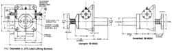 Duff-Norton - 5 Ton Capacity, 12" Lift Height, Upright Mechanical Screw Actuator - Threaded End - Industrial Tool & Supply