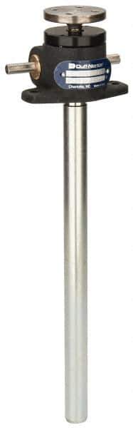 Duff-Norton - 1/2 Ton Capacity, 12" Lift Height, Upright Mechanical Screw Actuator - Top Plate - Industrial Tool & Supply