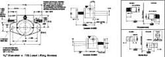 Duff-Norton - 1/2 Ton Capacity, 3" Lift Height, Inverted Mechanical Screw Actuator - Threaded End - Industrial Tool & Supply