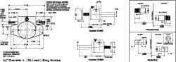 Duff-Norton - 1/2 Ton Capacity, 6" Lift Height, Upright Mechanical Screw Actuator - Threaded End - Industrial Tool & Supply