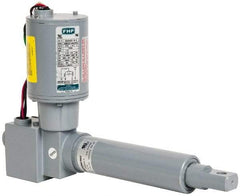 Duff-Norton - 6" Stroke Len, 25% Duty Cycle, 115 Volt, Linear Electromechanical Actuator with Limit Switch - AC Input, 0.58" per Second, 500 Lb Capacity - Industrial Tool & Supply