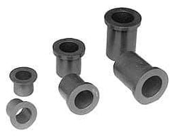Poly Hi Solidur - 5/8" Inside x 13/16" Outside Diam, Nylon Sleeve Bearing - 1-1/16" Outside Diam, 5/32" Flange Thickness, 5/8" OAL - Industrial Tool & Supply
