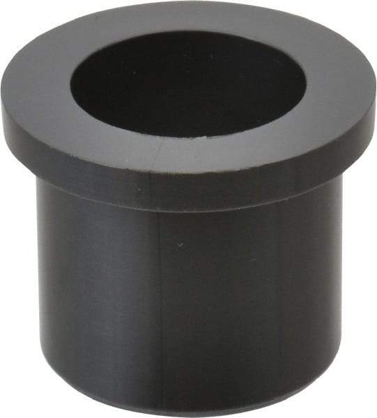 Poly Hi Solidur - 3/4" Inside x 1" Outside Diam, Nylon Sleeve Bearing - 1-1/4" Outside Diam, 5/32" Flange Thickness, 1" OAL - Industrial Tool & Supply