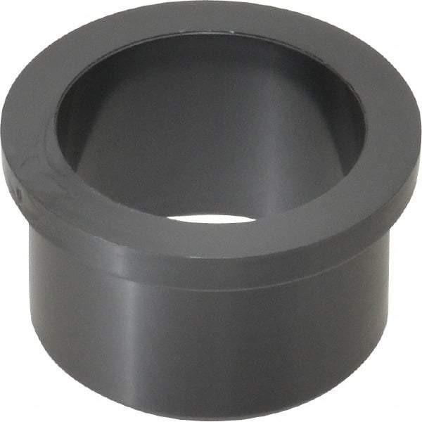 Poly Hi Solidur - 1-1/4" Inside x 1-1/2" Outside Diam, Nylon Sleeve Bearing - 1-3/4" Outside Diam, 0.2" Flange Thickness, 1" OAL - Industrial Tool & Supply