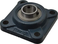 Value Collection - 95mm OAL4-Bolt Metric Flange - 3100 Lb Dyn Cap, Cast Iron - Industrial Tool & Supply