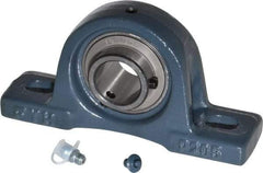 Value Collection - 140mm OALPillow Block - 3100 Lb Dyn Cap, Cast Iron - Industrial Tool & Supply