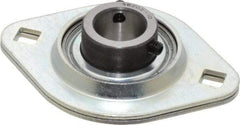 Value Collection - 3-3/16" OAL2-Bolt Flange - 1160 Lb Dyn Cap, Steel - Industrial Tool & Supply