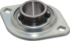 Value Collection - 3-3/4" OAL2-Bolt Flange - 1700 Lb Dyn Cap, Steel - Industrial Tool & Supply