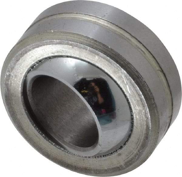 Made in USA - 1/2" Bore Diam, 13,250 Lb Dynamic Capacity, 1/2" Wide, Ball-Joint Spherical Plain Bearing - 1" OD - Industrial Tool & Supply