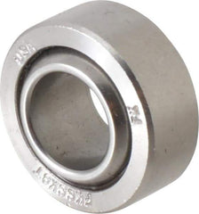 Made in USA - 1/2" Bore Diam, 17,900 Lb Dynamic Capacity, 1/2" Wide, Ball-Joint Spherical Plain Bearing - 1" OD - Industrial Tool & Supply