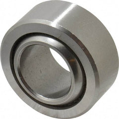 Made in USA - 5/8" Bore Diam, 30,500 Lb Dynamic Capacity, 5/8" Wide, Ball-Joint Spherical Plain Bearing - 1-3/16" OD - Industrial Tool & Supply