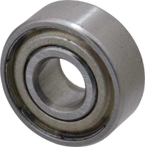 Tritan - 3/16" Bore Diam, 1/2" OD, Double Shield Deep Groove Radial Ball Bearing - 13/64" Wide, 1 Row, Round Bore, 110 Lb Static Capacity, 295 Lb Dynamic Capacity - Industrial Tool & Supply