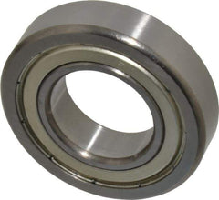 Tritan - 1" Bore Diam, 2" OD, Double Shield Deep Groove Radial Ball Bearing - 1/2" Wide, 1 Row, Round Bore, 1,350 Lb Static Capacity, 2,261 Lb Dynamic Capacity - Industrial Tool & Supply
