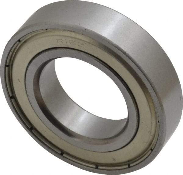 Tritan - 1-1/8" Bore Diam, 2-1/8" OD, Double Shield Deep Groove Radial Ball Bearing - 1/2" Wide, 1 Row, Round Bore, 1,690 Lb Static Capacity, 2,810 Lb Dynamic Capacity - Industrial Tool & Supply