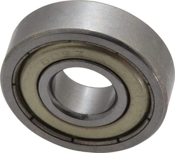 Tritan - 9mm Bore Diam, 24mm OD, Double Shield Deep Groove Radial Ball Bearing - 7mm Wide, 1 Row, Round Bore, 325 Lb Static Capacity, 755 Lb Dynamic Capacity - Industrial Tool & Supply