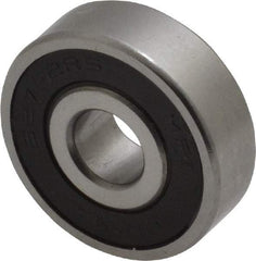 Tritan - 7mm Bore Diam, 22mm OD, Double Seal Deep Groove Radial Ball Bearing - 7mm Wide, 1 Row, Round Bore, 310 Lb Static Capacity, 740 Lb Dynamic Capacity - Industrial Tool & Supply