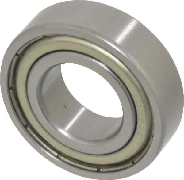 Tritan - 17mm Bore Diam, 35mm OD, Double Shield Deep Groove Radial Ball Bearing - 10mm Wide, 1 Row, Round Bore, 730 Lb Static Capacity, 1,350 Lb Dynamic Capacity - Industrial Tool & Supply