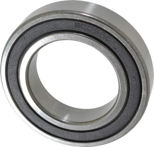Tritan - 45mm Bore Diam, 75mm OD, Double Seal Deep Groove Radial Ball Bearing - 16mm Wide, 1 Row, Round Bore, 3,400 Lb Static Capacity, 4,720 Lb Dynamic Capacity - Industrial Tool & Supply