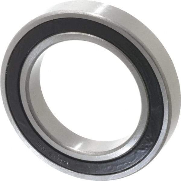 Tritan - 65mm Bore Diam, 100mm OD, Double Seal Deep Groove Radial Ball Bearing - 18mm Wide, 1 Row, Round Bore, 5,850 Lb Static Capacity, 6,850 Lb Dynamic Capacity - Industrial Tool & Supply