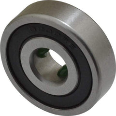 Tritan - 10mm Bore Diam, 30mm OD, Double Seal Deep Groove Radial Ball Bearing - 9mm Wide, 1 Row, Round Bore, 540 Lb Static Capacity, 1,150 Lb Dynamic Capacity - Industrial Tool & Supply