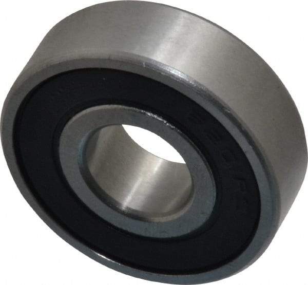 Tritan - 12mm Bore Diam, 32mm OD, Double Seal Deep Groove Radial Ball Bearing - 10mm Wide, 1 Row, Round Bore, 690 Lb Static Capacity, 1,530 Lb Dynamic Capacity - Industrial Tool & Supply