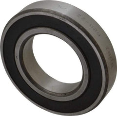 Tritan - 55mm Bore Diam, 100mm OD, Double Seal Deep Groove Radial Ball Bearing - 21mm Wide, 1 Row, Round Bore, 6,500 Lb Static Capacity, 9,750 Lb Dynamic Capacity - Industrial Tool & Supply