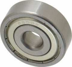 Tritan - 10mm Bore Diam, 35mm OD, Double Shield Deep Groove Radial Ball Bearing - 11mm Wide, 1 Row, Round Bore, 780 Lb Static Capacity, 1,820 Lb Dynamic Capacity - Industrial Tool & Supply